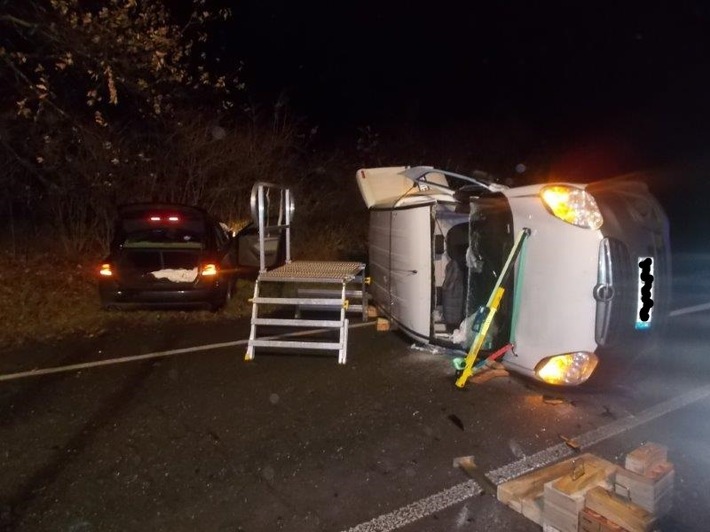 POL-PDNW: Zahlreiche Verkehrsunfälle im Leiningerland - 1 Unfall mit 2 Schwerverletzten