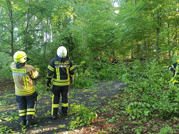 FW-KLE: Stürmisches Pfingstwochenende: Einsätze für die Freiwillige Feuerwehr Bedburg-Hau