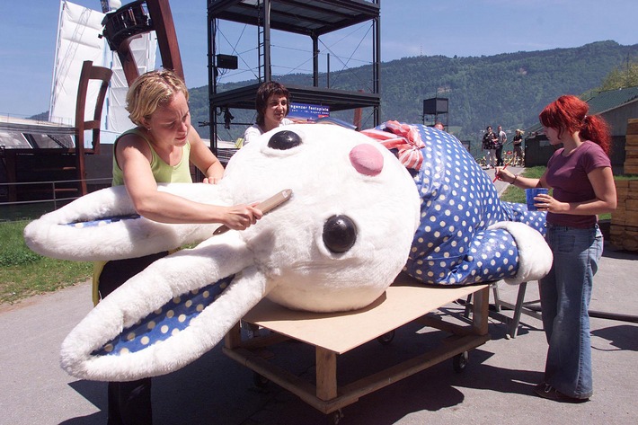 Seebühne in Bregenz: Frühjahrsputz für "La Bohème" - Die technischen Checks für das Spiel auf dem See haben begonnen