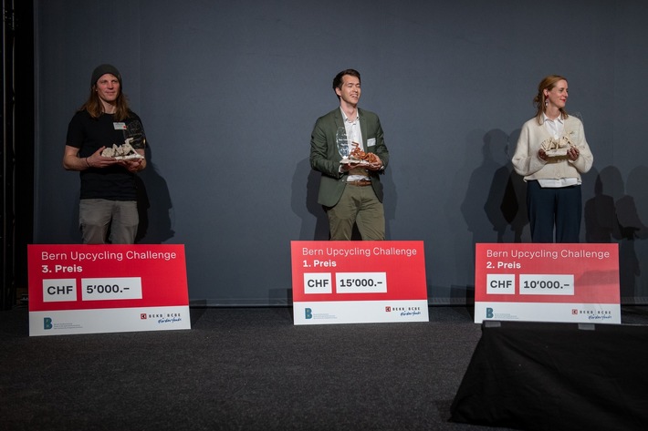 Medienmitteilung: 2. Bern Upcycling Challenge: Gewinner sind CIRCEA, Luya Foods und Bogen 17