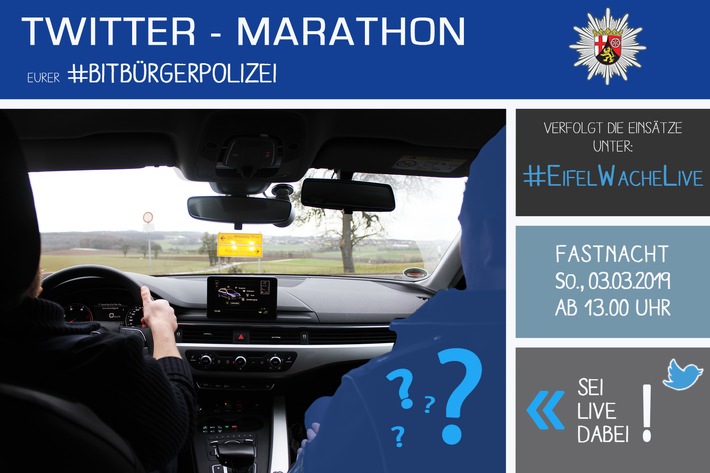 POL-PDWIL: Twitter Marathon der Polizei Bitburg