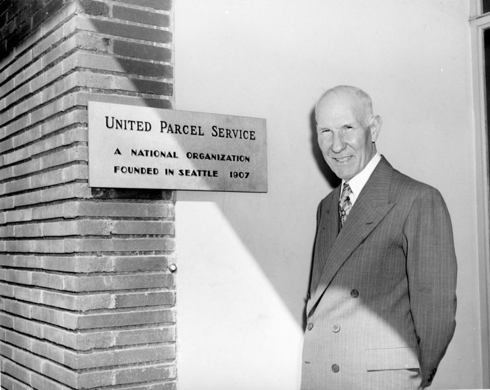 UPS Gründer James E. Casey in die Logistics Hall of Fame aufgenommen