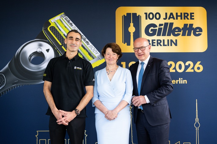 100 Jahre Klingenproduktion in Berlin: Gillette feiert ein Jahrhundert deutscher Fertigungsexzellenz