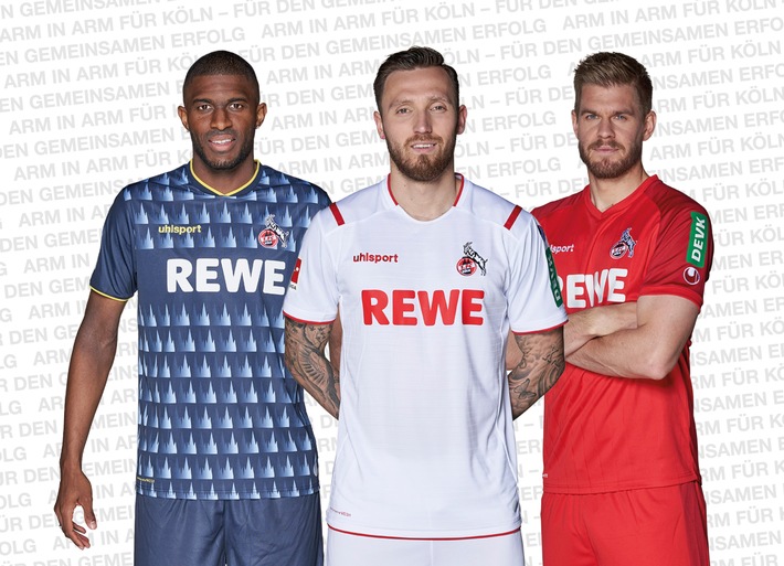 uhlsport und der 1. FC Köln gehen Arm in Arm in die neue Saison / Neue Trikots für die Saison 2019/20 dokumentieren enges Miteinander von Verein, Fans und Ausrüster