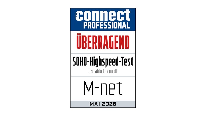 Doppelsieg für M-net: Bestnoten bei regionalen Anschlüssen und Multi‑Gigabit