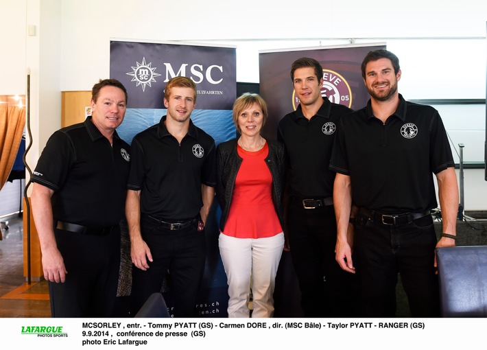 MSC Croisières accompagne le GSHC pour la nouvelle saison/MSC Croisières prolonge de deux années supplémentaires son engagement de sponsoring avec le Genève-Servette Hockey Club. (IMAGE)