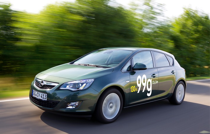 Nur 99g/km CO2: Sparsamster und sauberster Opel Astra aller Zeiten (mit Bild)