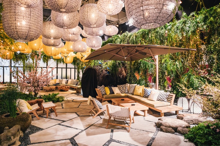 Giardina 2017: Mit einem Gartenspektakel der Extraklasse präsentiert die Giardina die "Neue Natürlichkeit" im Garten