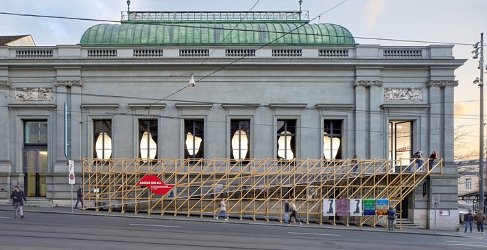 FHNW; Hochschule für Architektur, Bau und Geomatik: Neuer Re-Use-Pavillon am FHNW Campus Muttenz