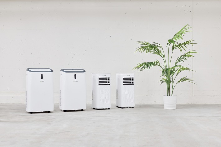 Kühlen mit Köpfchen – Entlastung im Sommer mit den smarten Klimageräten ecoQ CoolAir