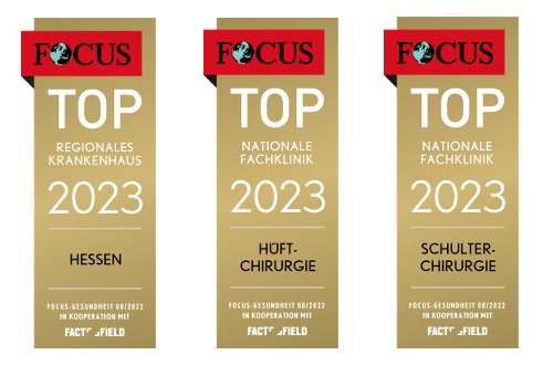 Pressemeldung: Focus Gesundheit kürt Schön Klinik Lorsch mit drei Auszeichnungen