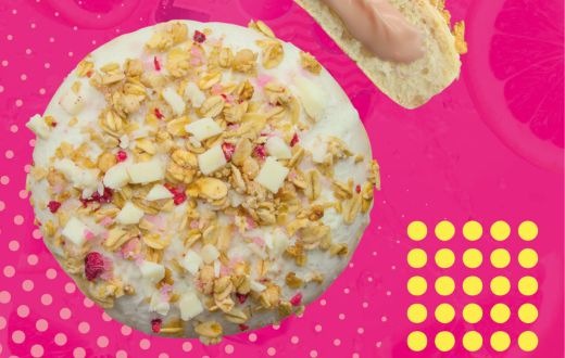 effect kommt im Creamy Bun effect Pink Grapefruit Style ins Backwarenregal