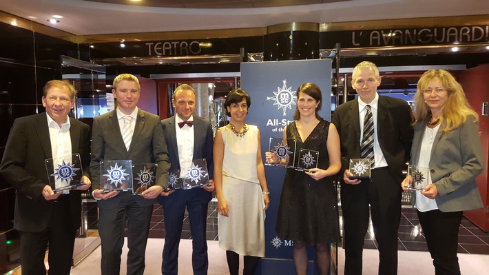 &quot;All-Stars of the Sea&quot;: MSC Cruises prämiert seine besten Vertriebspartner / Bei dem Event auf der MSC Fantasia wurden Top-Partner aus über 150 Ländern ausgezeichnet