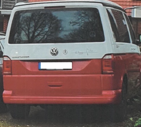 POL-CUX: VW California in Loxstedt-Stotel entwendet - Zeugenaufruf (Lichtbild in der Anlage)