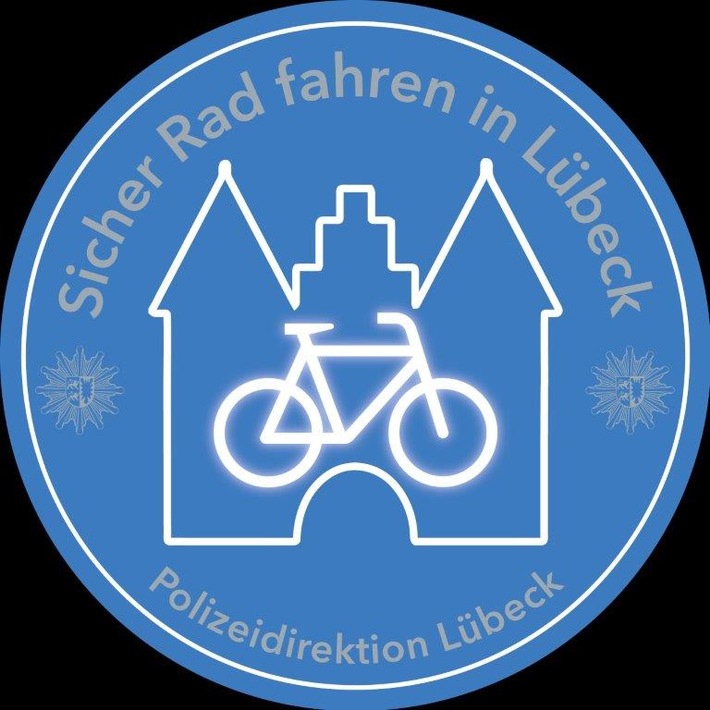 POL-HL: Polizeidirektion Lübeck / Neues Logo &quot;Sicher Rad fahren in Lübeck&quot;