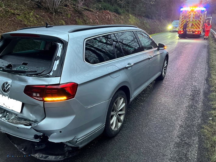 POL-GM: Auffahrunfall auf der Leppestraße