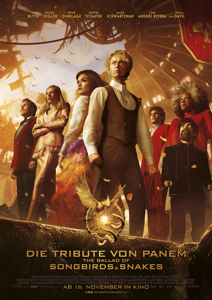 Goldener Start auf Platz 1 der Kino-Charts! / DIE TRIBUTE VON PANEM - THE BALLAD OF SONGBIRDS & SNAKES