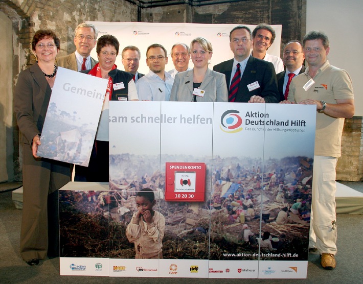 Aktion Deutschland Hilft startet deutschlandweiten &quot;Notruf&quot; / Kampagne zu humanitären Katastrophen weltweit