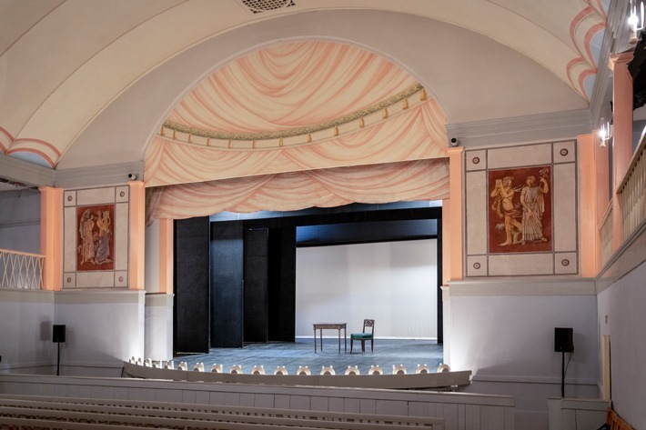 Goethe-Theater in Bad Lauchstädt / Weiterer Text über ots und www.presseportal.de/nr/157804 / Die Verwendung dieses Bildes ist für redaktionelle Zwecke unter Beachtung ggf. genannter Nutzungsbedingungen honorarfrei. Veröffentlichung bitte mit Bildrechte-Hinweis.