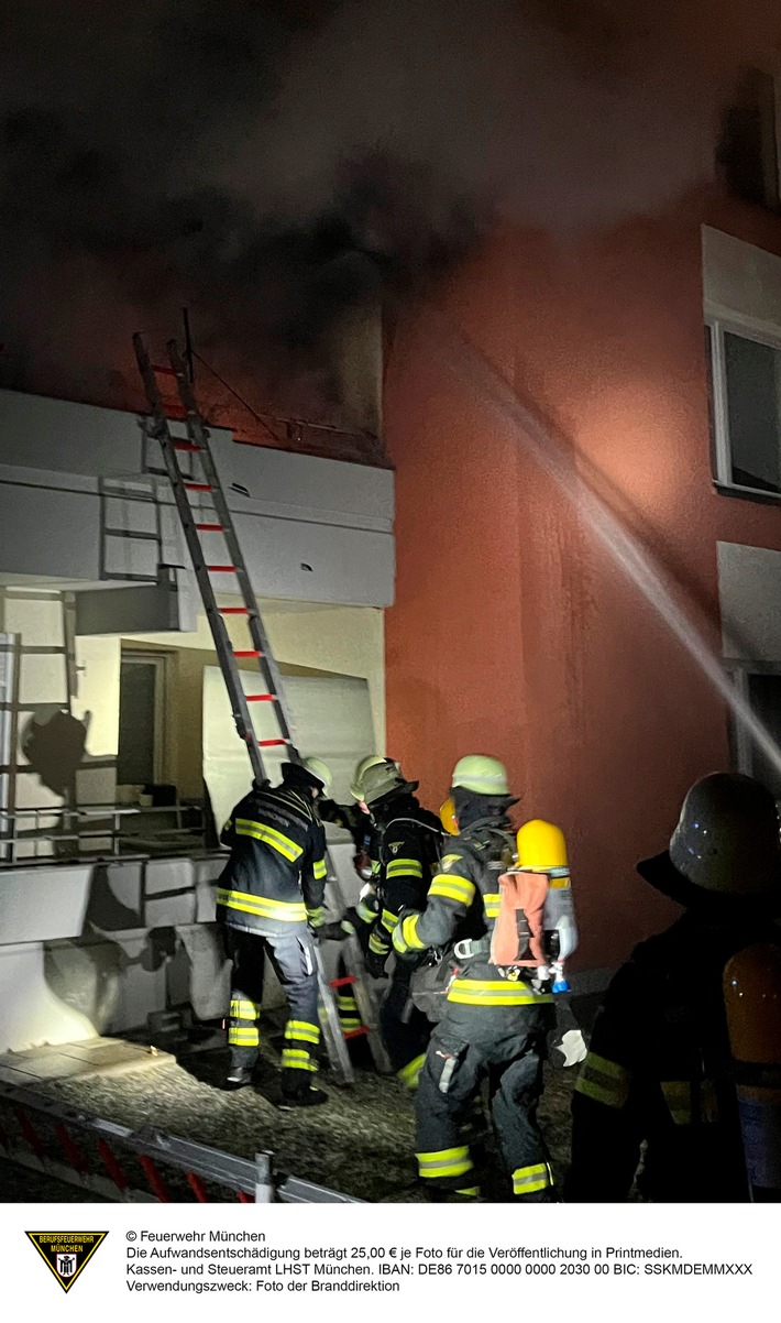 FW-M: Brandausbreitung verhindert (Hasenbergl)