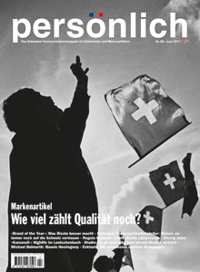 "persönlich", die neue Ausgabe zum Thema "Marken und Detailhandel", ab sofort am Kiosk erhältlich.