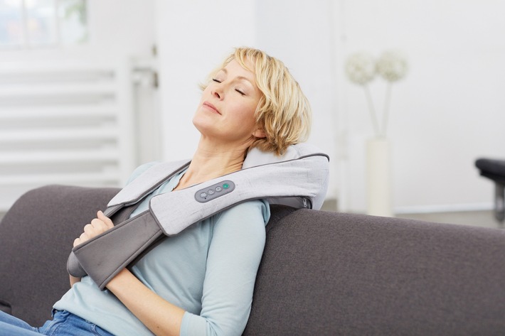 Verspannt im Home-Office? medisana Massageprodukte sorgen für wirksame und wohltuende Entspannungsmomente