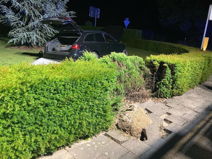 POL-COE: Nottuln, Schapdettener Straße/ Schneise der Verwüstung