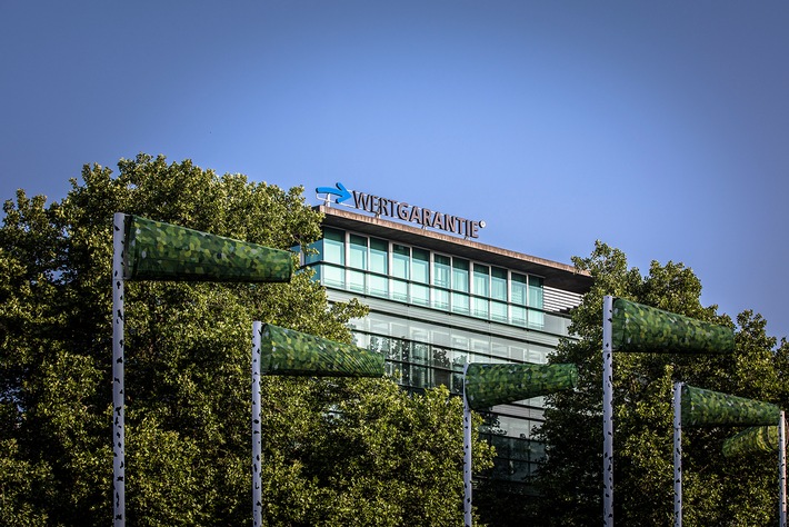 Erster Standort der Wertgarantie Group klimaneutral | Nachhaltigkeits- und Erfolgsbonussystem für Mitarbeitende