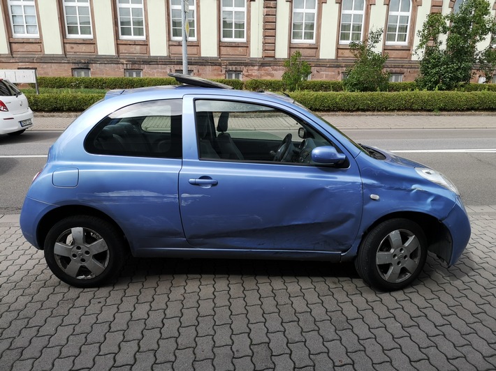 POL-PDPS: Verkehrsunfall mit einer leichtverletzten Person