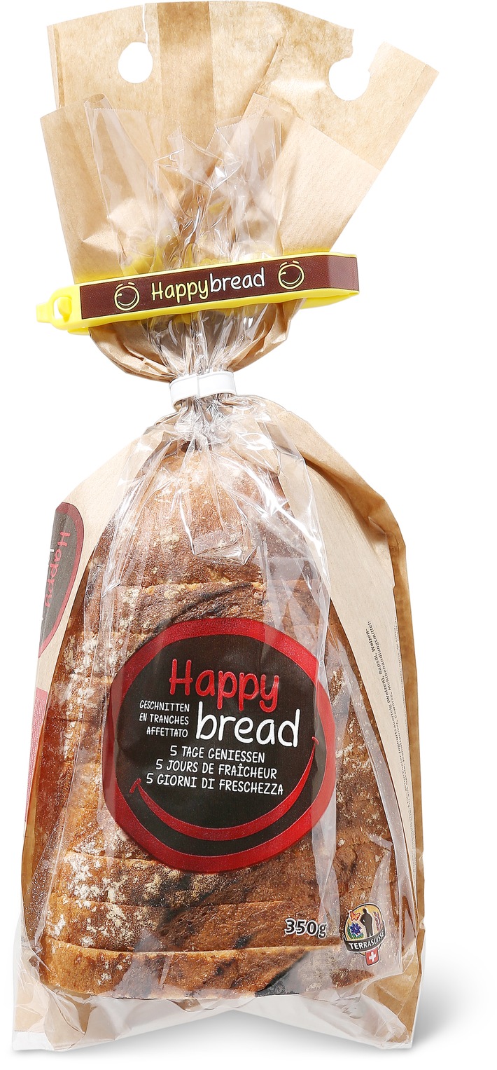 Migros: &quot;Happy bread&quot;, das erste langhaltbare Frischbrot ohne Konservierungsstoffe