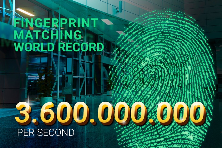Neuer Weltrekord für DERMALOG: 3,6 Milliarden Fingerabdruck-Vergleiche pro Sekunde (FOTO)