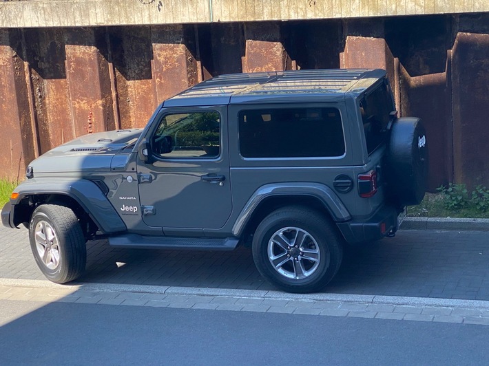 POL-E: Essen: Diebstahl zweier Jeep Wrangler binnen weniger Tage - Zeugen gesucht