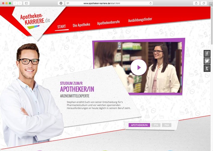 ABDA startet Nachwuchs-Webseite apotheken-karriere.de