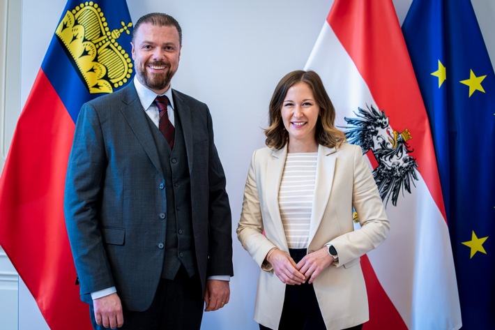 Regierungsrat Emanuel Schädler auf Antrittsbesuch in Wien
