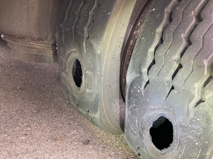 POL Schwaben Nord: Reifen verliert Luft