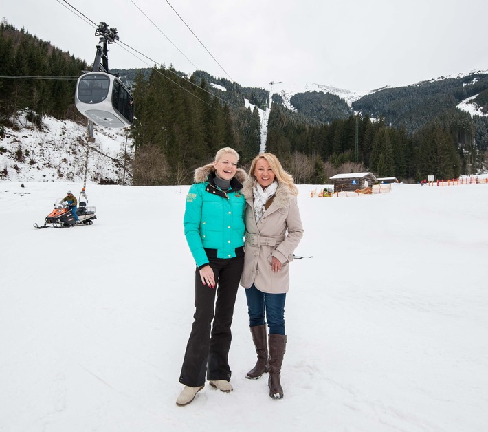 Vom Urwald auf die Piste: Dschungelkönigin zum Skifahren in Zell am See-Kaprun  - BILD