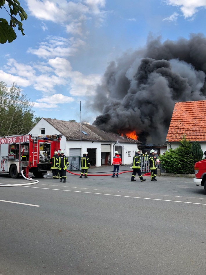 POL-MI: Brand in Stemwede-Oppenwehe