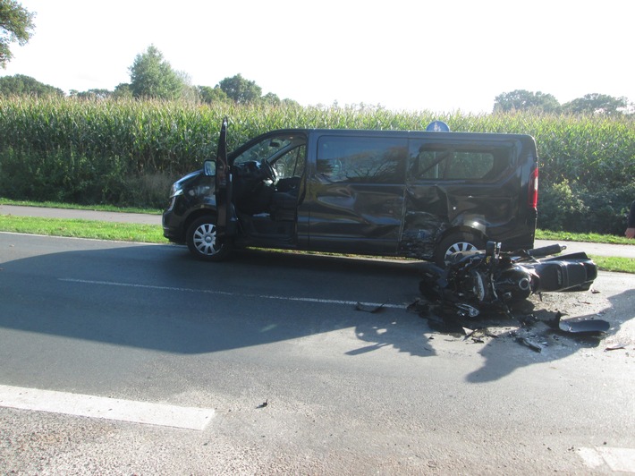 POL-OL: +++schwerer Motorradunfall in Vreschen-Bokel+++