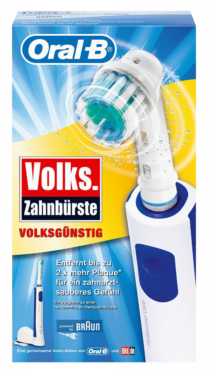 Präsentiert von Oral-B und BILD.de: Jetzt in aller Munde - die "Volks-Zahnbürste"