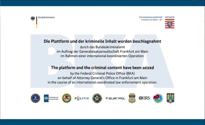 BKA: Presseeinladung, Festnahme der mutmaßlichen Verantwortlichen des weltweit zweitgrößten illegalen Online-Marktplatzes im Darknet &quot;WALL STREET MARKET&quot; und Sicherstellung der Server des Marktplatzes