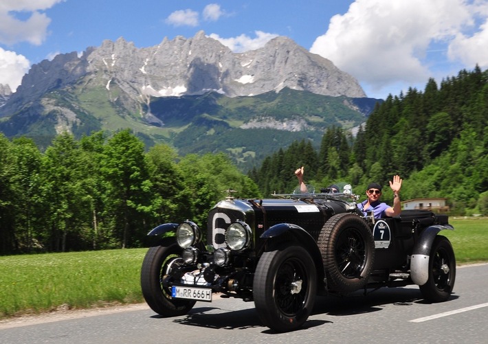 Rollende Automobilgeschichte. Kitzbühleler Alpenrallye auf Tour