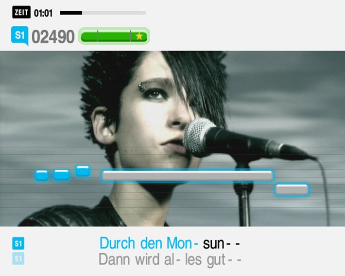 Mit Sony PlayStation SingStar und TokioHotel deutsche Hits playbäcken