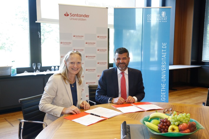 Starke Partner auch in Zukunft: Santander und die Goethe-Uni Frankfurt