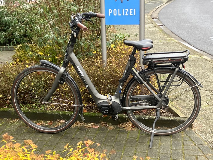POL-EL: Salzbergen - Polizei sucht Eigentümerin oder Eigentümer eines aufgefundenen Pedelecs