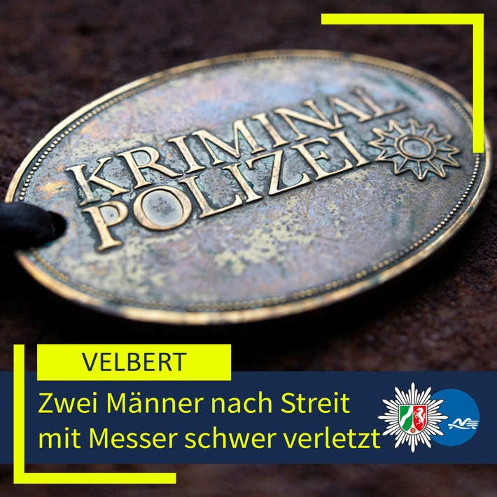POL-ME: Zwei Personen nach Streit schwer verletzt - 2507053