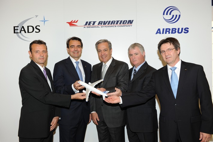 Jet Aviation and Airbus sign a new agreement about the status as an Approved Airbus Completions Center