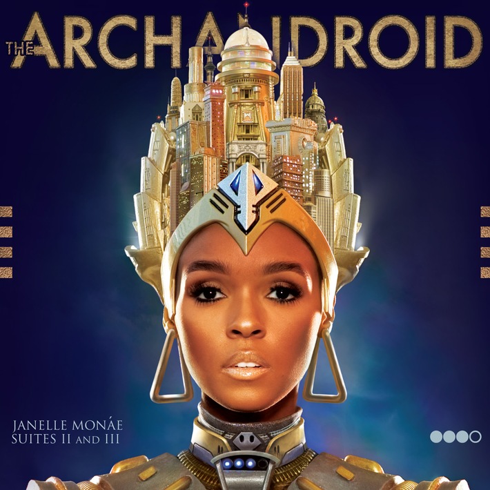 Janelle Monáe, die neue US-Sensation des Black Music- und Urban-Sound steigt mit dem Debüt-Album "The ArchAndroid" direkt auf Platz 12 der Album-Charts ein! (mit Bild)