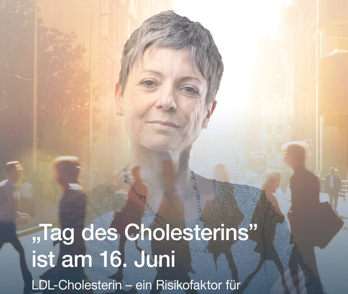 Der Tag des Cholesterins am 16. Juni ist den Blutgefäßen und der Vorbeugung von Herz-Kreislauf-Erkrankungen gewidmet. Wichtig ist dabei, den LDL-C-Wert zu kennen. Denn ist der Wert erhöht, steigt auch das Risiko für Herz-Kreislauf-Erkrankungen wie Herzinfarkt und Schlaganfall. / Weiterer Text über ots und www.presseportal.de/nr/36502 / Die Verwendung dieses Bildes für redaktionelle Zwecke ist unter Beachtung aller mitgeteilten Nutzungsbedingungen zulässig und dann auch honorarfrei. Veröffentlichung ausschließlich mit Bildrechte-Hinweis.
