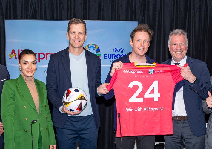 AliExpress wird der erste exklusive E-Commerce-Partner der UEFA EURO 2024