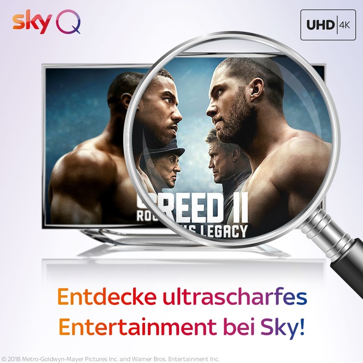 Die schärfste Zeit des Jahres: Mit Sky Q noch mehr Sport- und Entertainmenthighlights in bestem UHD entdecken